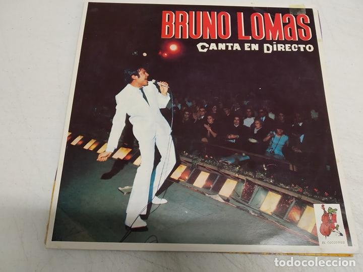 Discos de vinilo: Bruno Lomas &lrm;&ndash; Canta En Directo--EDICION 1995 - Foto 1