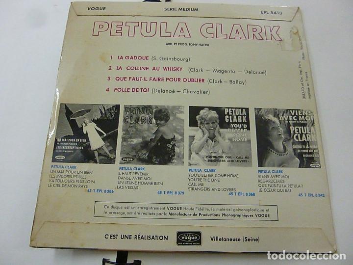 Discos de vinilo: PETULA CLARK - LA GADOUE + 3 - EP -N - Foto 2