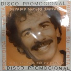 Discos de vinilo: DEVADIP CARLOS SANTANA - LA LLAVE / SONG FOR MY BROTHER SG PROMO ED. ESPAÑOLA 1980