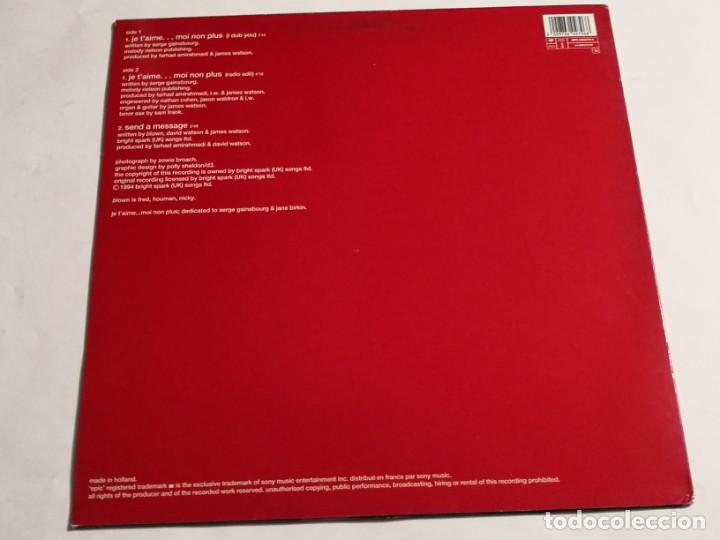 Discos de vinilo: Blown - Je TAime...Mon Non Plus - 1994 - Foto 2