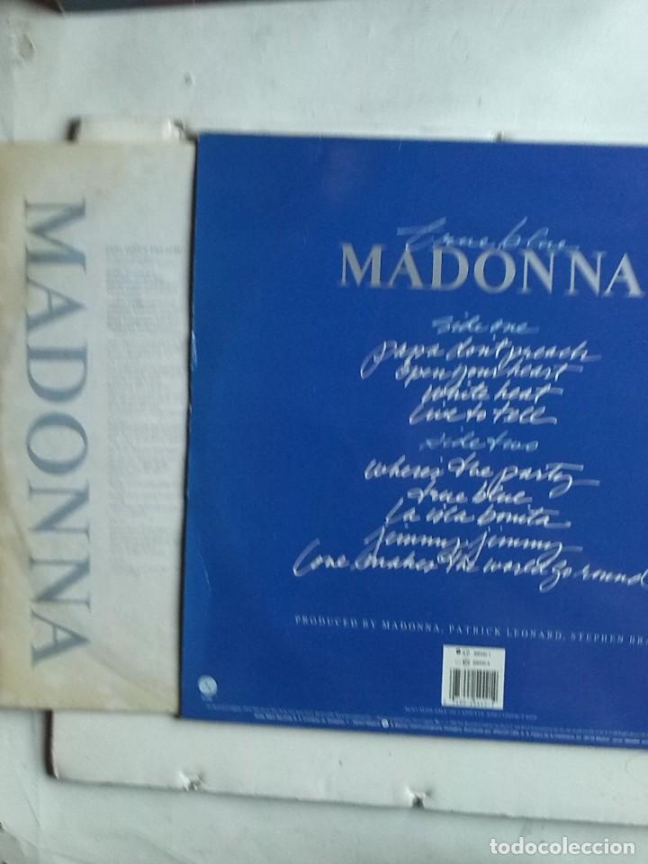 Discos de vinilo: MADONNA - TRUE BLUE - Foto 2