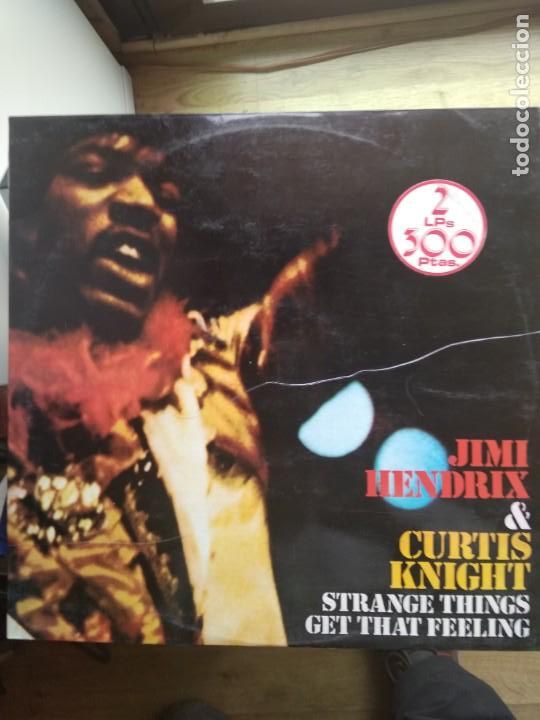 Discos de vinilo: Jimi Hendrix & Curtis Knight - Strange things get that feeling - Foto 1