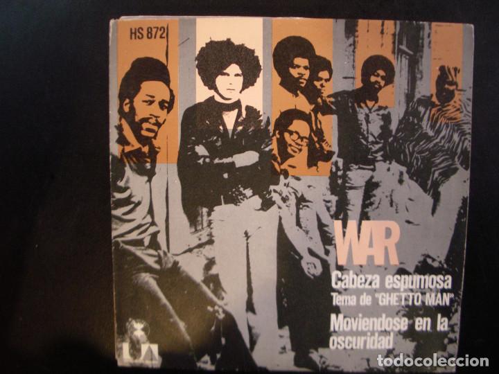 Discos de vinilo: WAR- CABEZA ESPUMOSA. SINGLE. - Foto 1