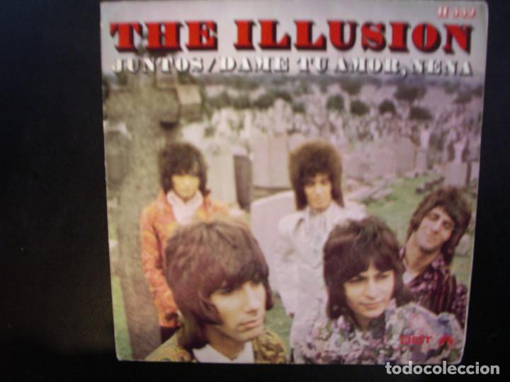 Discos de vinilo: THE ILLUSION- JUNTOS. SINGLE. - Foto 1
