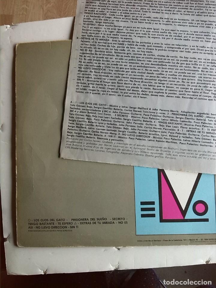 Discos de vinilo: LUZ - LOS OJOS DEL GATO - Foto 2