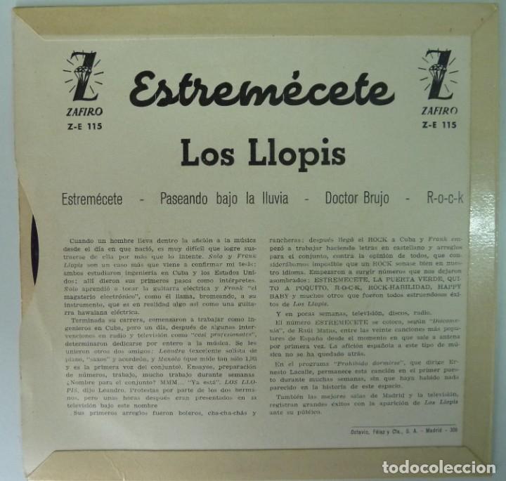 Discos de vinilo: LOS LLOPIS // ESTREMECETE+3 //1960 // EP - Foto 2