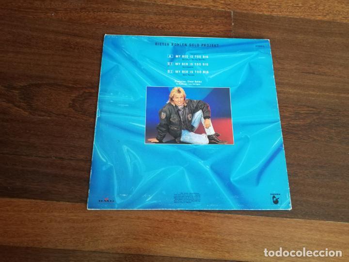 Discos de vinilo: Blue system-My bed is too big. m&aacute;xi espa&ntilde;a - Foto 2