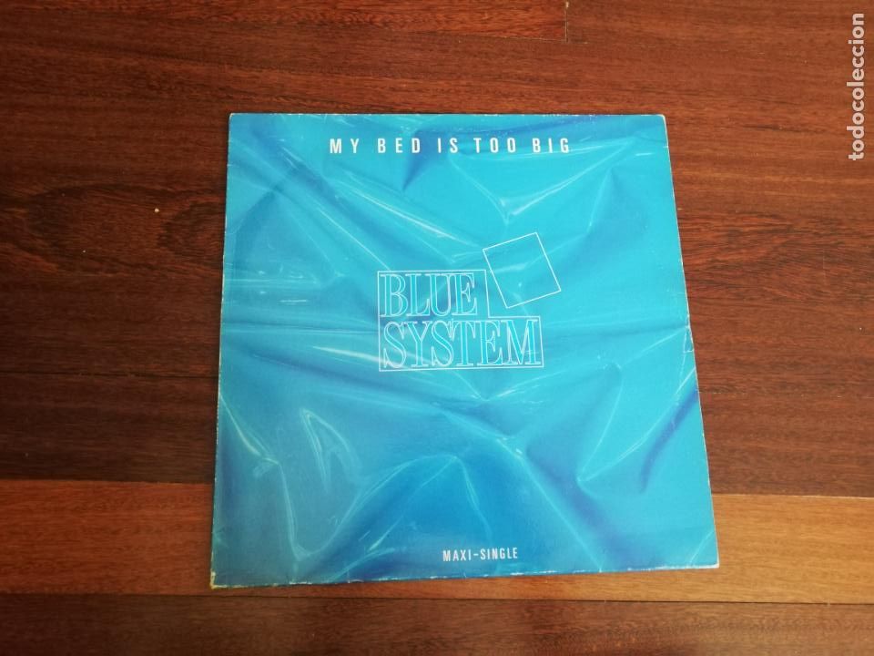 Discos de vinilo: Blue system-My bed is too big. m&aacute;xi espa&ntilde;a - Foto 1