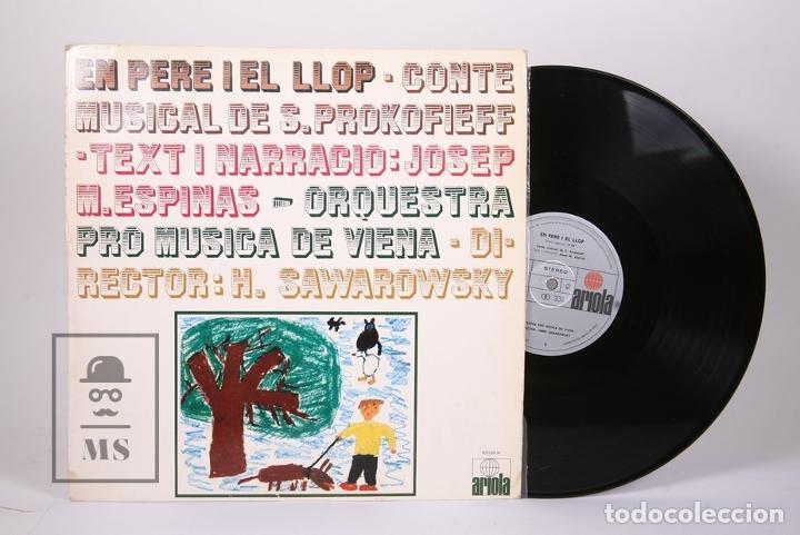 Dischi in vinile: Disco LP De Vinilo - En Pere i El Llop / S. Prokofieff Orquesta Pro M&uacute;sica de Viena - Ariola 1972
