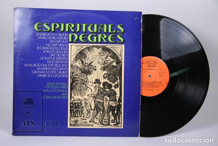 Disques de vinyle: Disco LP De Vinilo - Espirituals Negres / Jaume Arnella M&ordm; Jes&uacute;s Mart&iacute; - Apolo Records - A&ntilde;o 1977