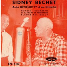 Discos de vinilo: SIDNEY BECHET - NUAGES + 3 - EP FRANCE. Lote 191819920