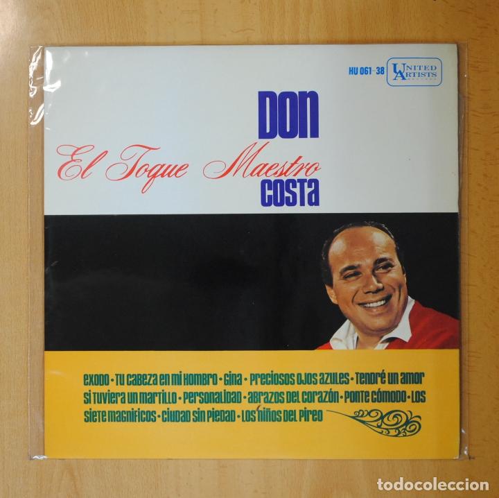 Discos de vinilo: DON COSTA - EL TOQUE MAESTRO - LP - Foto 1