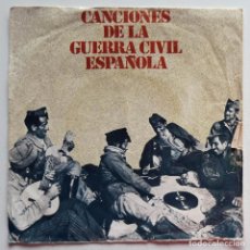 Discos de vinilo: CANCIONES DE LA GUERRA CIVIL ESPAÑOLA. Lote 191855940