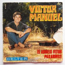 Discos de vinilo: VICTOR MANUEL, EL ABUELO VITOR, PAXARINOS. Lote 191856076
