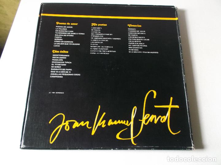 Discos de vinilo: ALBUM DE ORO, JOAN MANUEL SERRAT, 4LPS - Foto 3