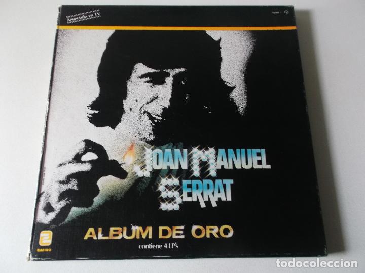 Discos de vinilo: ALBUM DE ORO, JOAN MANUEL SERRAT, 4LPS - Foto 1
