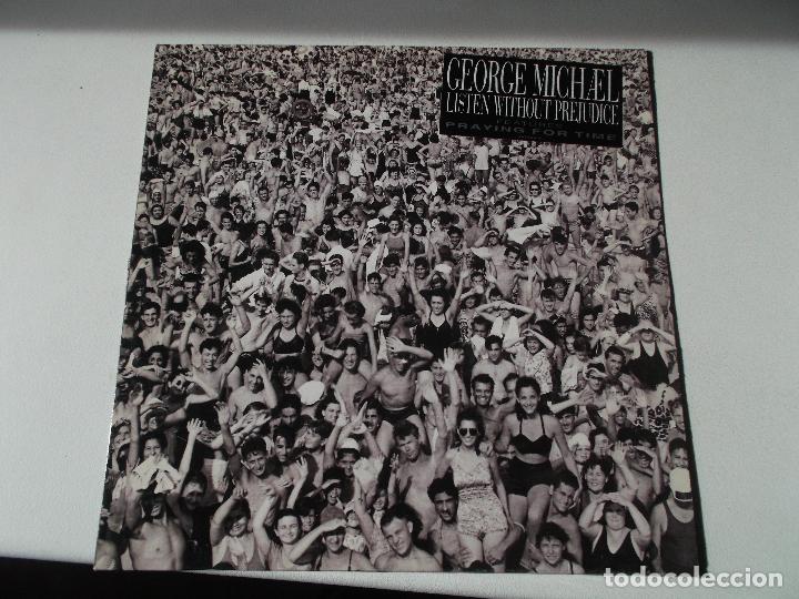 Discos de vinilo: GEORGE MICHAEL. LISTEN WITHOUT PREJUDICE. CON hoja INTERIOR CON LETRAS. - Foto 1