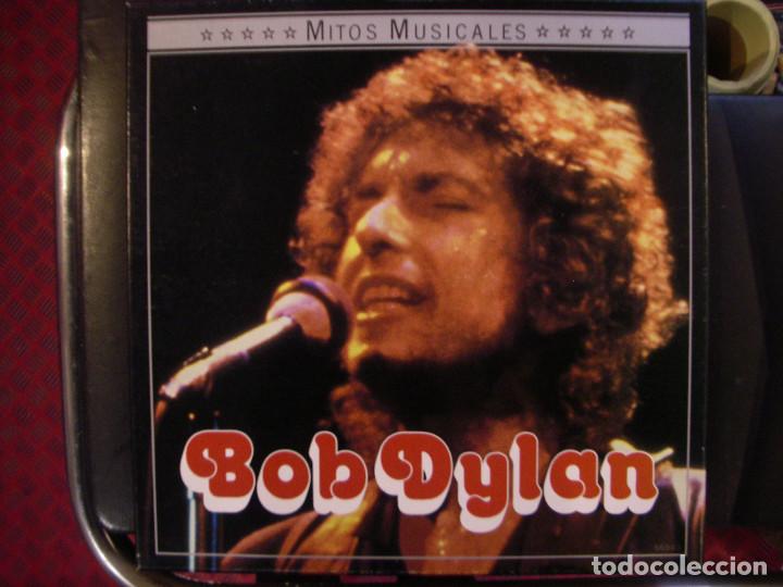 Discos de vinilo: BOB DYLAN- MITOS MUSICALES. RARA CAJA CON 2 DISCOS. - Foto 1