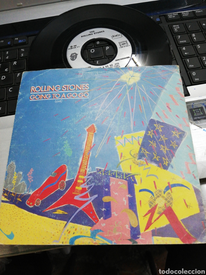 Discos de vinilo: Rolling Stones single going to a gogo Francia 1982 - Foto 1