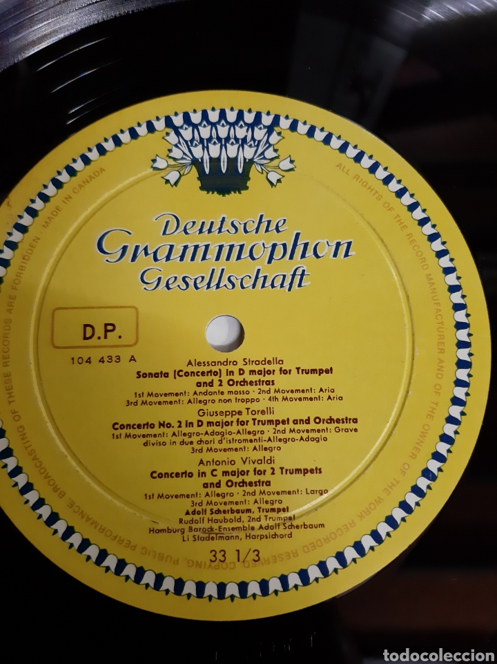 Discos de vinilo: Concierto Tompeta adolf Scberbaum - Foto 3