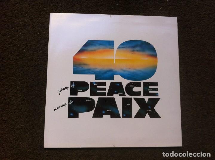 Vinyl-Schallplatten: 1949-1989 NATO - OTAN. 40 YEARS OF PEACE, ANN&Eacute;ES DE PAIX (LP)  CARPETA DOBLE