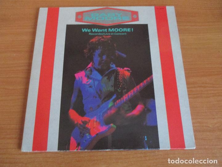 Discos de vinilo: DISCO VINILO : GARY MOORE - WE WANT MOORE - Foto 1