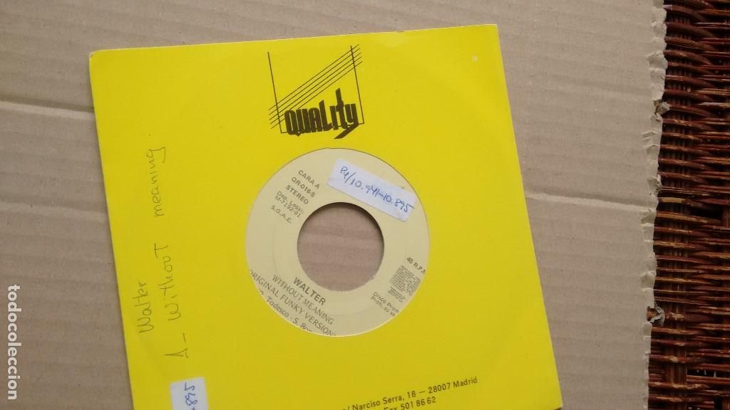 Discos de vinilo: SINGLE ( VINILO)-PROMOCION- DE WALTER A&Ntilde;OS 90 - Foto 1