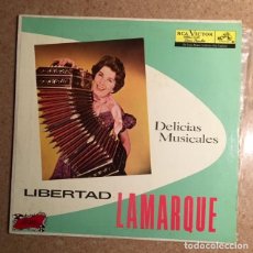 Discos de vinilo: LIBERTAD LAMARQUE - DELICIAS MUSICALES - EDICIÓN MEXICANA. Lote 191991682