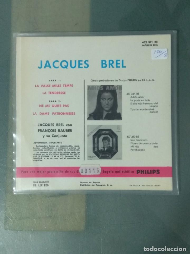 Discos de vinilo: JACQUES BREL. Ne me quites pas. +3 EPs - Foto 2