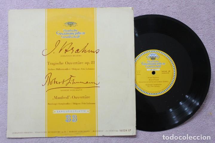 Discos de vinil: JOHANNES BRAHMS ROBERT SCHUMANN LP VINYL 10 PULGADAS MADE IN GERMANY