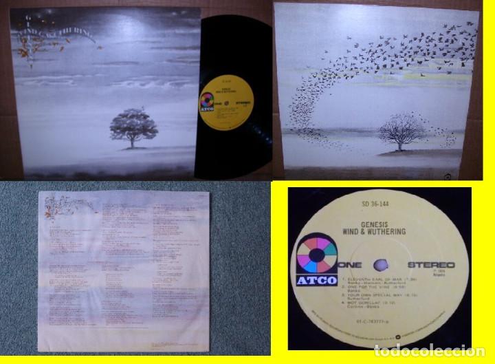 Discos de vinilo: GENESIS / WIND & WUTHERING 76 - Steve Hackett, COMPLET 1&ordf; EDIC USA + ENCARTE, COLLECTORS, todo exc