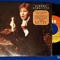 Discos de vinilo: BARBRA STREISAND -PAPA,CAN YOU HEAR ME? / WILL SOMEONE EVER LOOK AT ME THAT WAY? MUY RARO. AÑO 1.983
