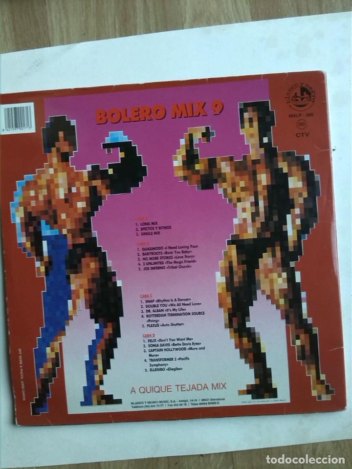 Discos de vinilo: BOLERO MIX 9 - 2LPS - Foto 3