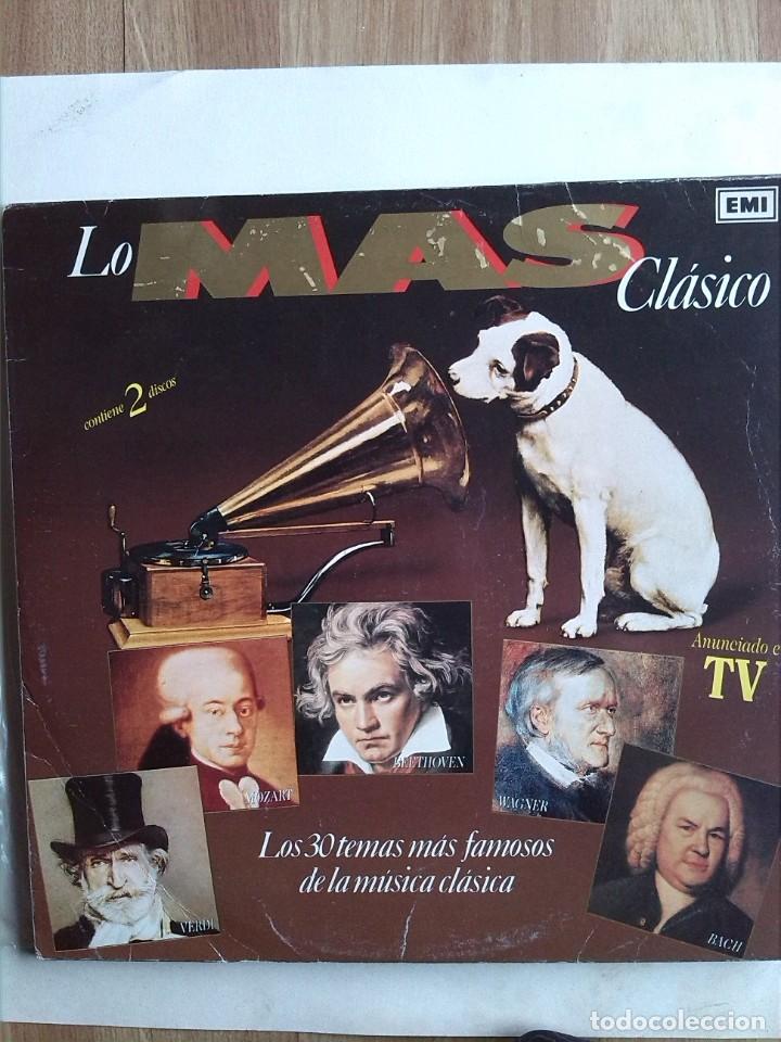 Discos de vinilo: LO MAS CLASICO - VARIOS 2 LPS - Foto 1