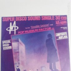 Discos de vinilo: M POP MUZIK / M FACTOR ( 1979 MCA RECORDS GERMANY ) DISCO MUSIC