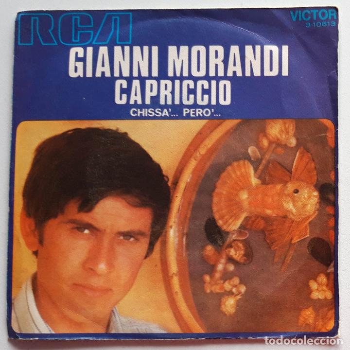 Discos de vinilo: Gianni Morandi, Capriccio, Chissa� Pero� - Foto 1