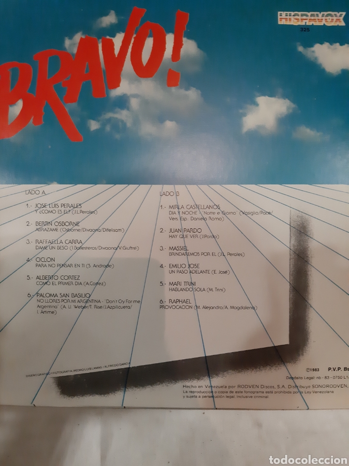 Discos de vinilo: 1973 Bravo Hispavix - Foto 2