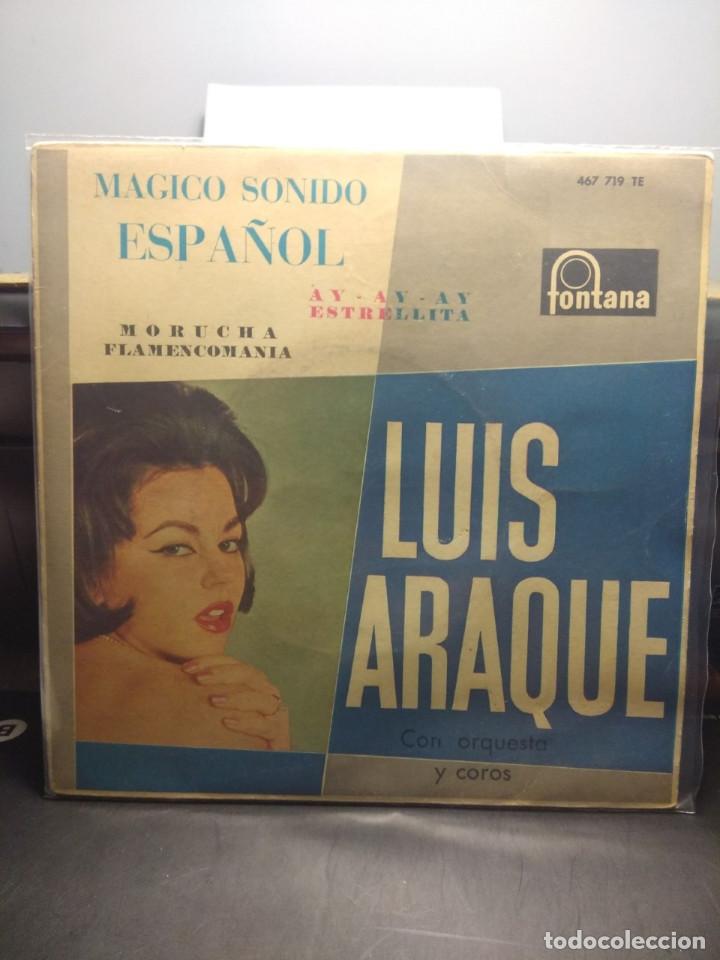 Discos de vinilo: EP LUIS ARAQUE ( MAGICO SONIDO ESPA&Ntilde;OL ) - Foto 1