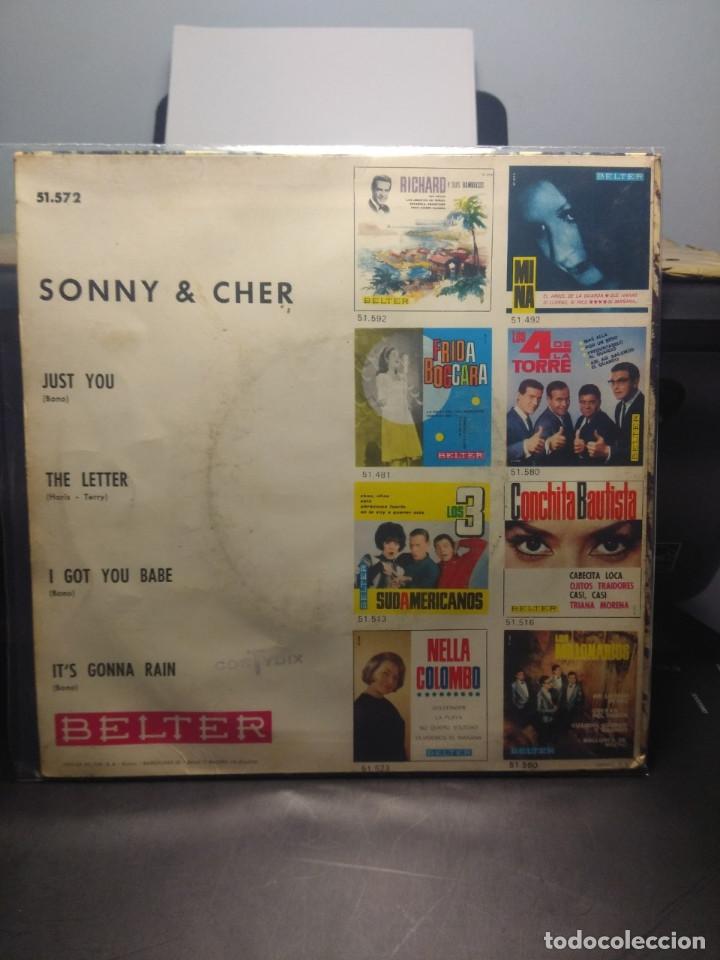 Discos de vinilo: EP SONNY & CHER : JUST YOU - Foto 2