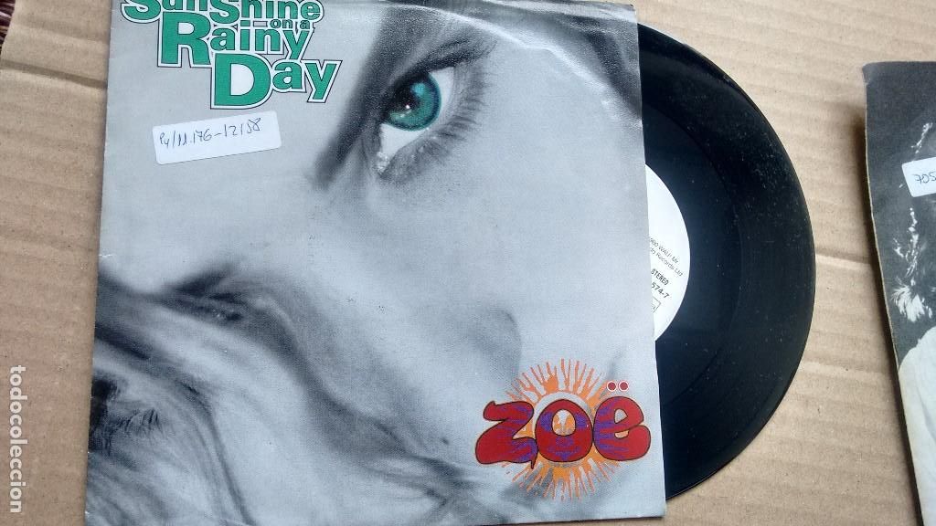 Discos de vinilo: SINGLE ( VINILO) DE ZOE A&Ntilde;OS 90