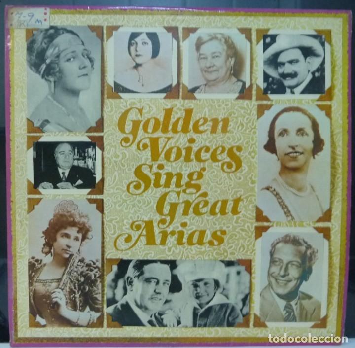 Discos de vinilo: GOLDEN VOICES SING GREAT ARIAS // MADE IN ENGLAND //(VG VG). LP