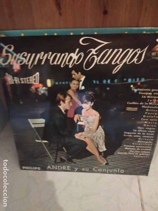 Discos de vinilo: Andre Y Su Conjunto &lrm;&ndash; Susurrando Tangos LP - Foto 1