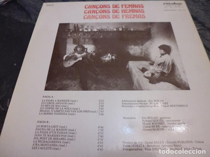 Discos de vinilo: ROSINA DE PEIRA E MARTINA.CANÇONS DE FEMNAS, CON DEDICATORIA Y AUTOGRAFO. - Foto 2 - 192290898