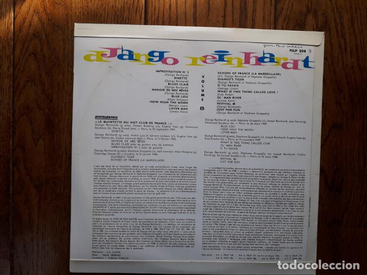 Discos de vinilo: Django reinhardt - volume 8 - Foto 2