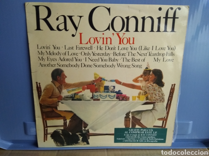 Discos de vinilo: LP RAY CONNIFF/LOVIN YOU - Foto 1