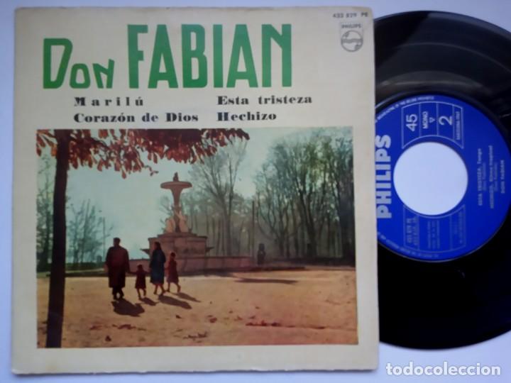 Discos de vinilo: DON FABIAN - marilu - EP 1962 - PHILIPS - Foto 1