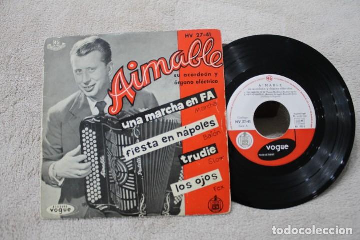 Discos de vinilo: AIMABLE EP UNA MARCHA EN FA 1959 - Foto 1