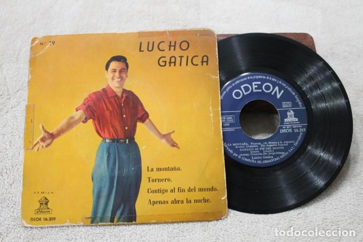 Discos de vinilo: LUCHO GATICA EP LA MONTA&Ntilde;A +3 1959 - Foto 1