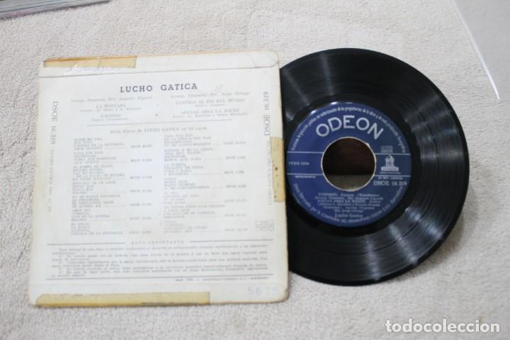 Discos de vinilo: LUCHO GATICA EP LA MONTA&Ntilde;A +3 1959 - Foto 2