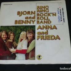 Discos de vinilo: SINGLE - BJORN AND BENNY ANNA AND FRIEDA - RING RING - ROCK'N ROLL BAND - ABBA - SPAIN - 1973 FRIDA. Lote 192493983